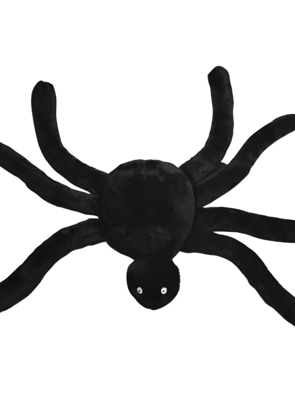 Large Plush Spider Pillow Black 36" Embroidered Eyes Burlington Coat Factory